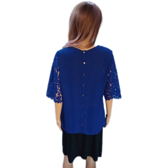 AUW L lace overlay top - Picture 4 of 10